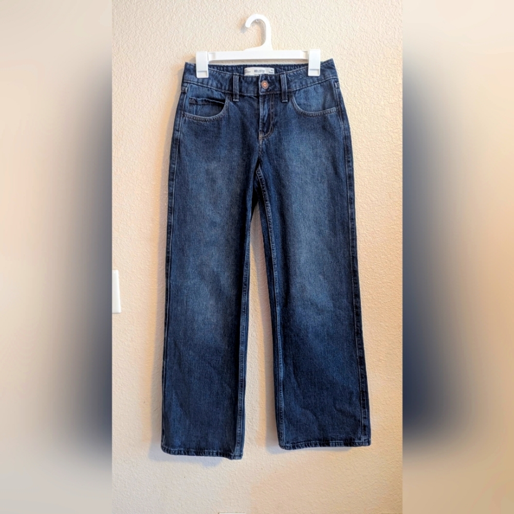 Women's Hollister low-rise, Baggy/ wide leg jeans